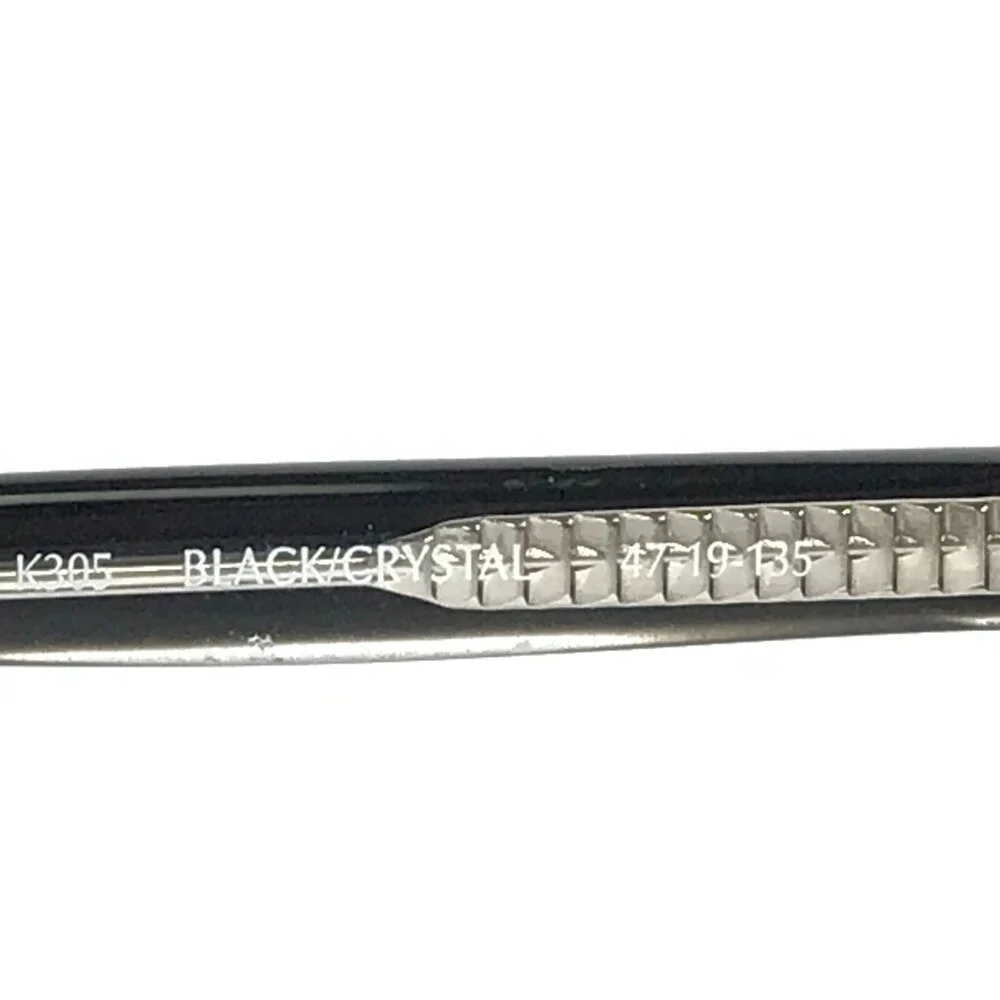 Converse Kids Eyeglasses Frames K305 BLACK/CRYSTAL Clear Black Round 47-19-135